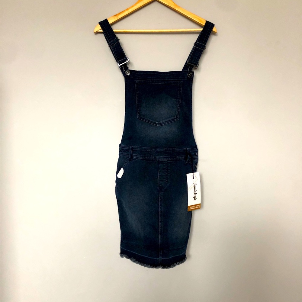 Jeaniologie Denim Overall Short Jean Dress